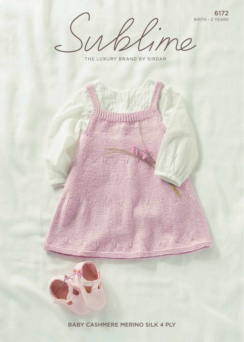Sublime 6172 Baby's & Child's Christmas Stocking in Baby Cashmere Merino Silk 4 Ply pattern cover
