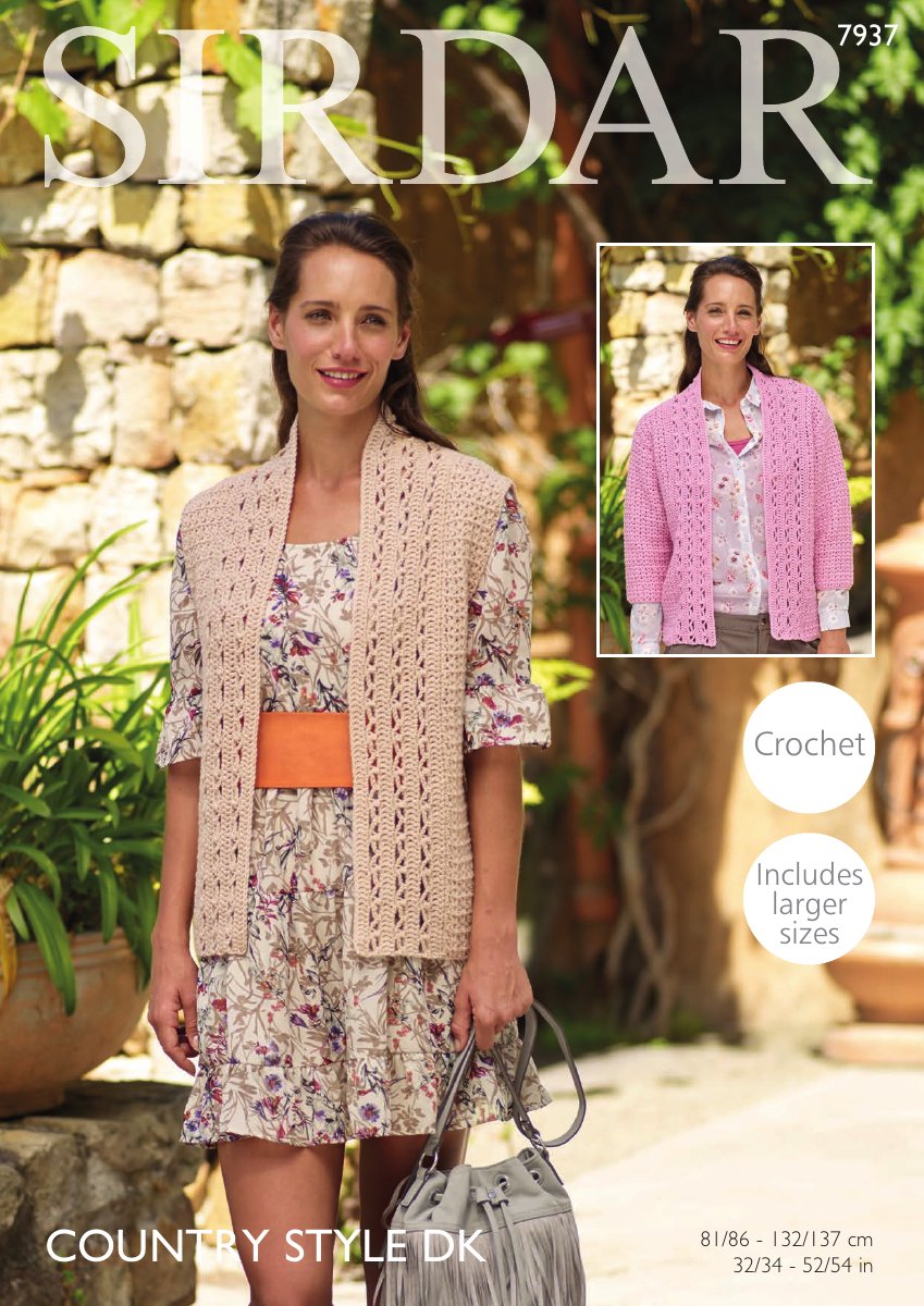 Sirdar 7937 Women's Jacket in Country Style DK pattern cover