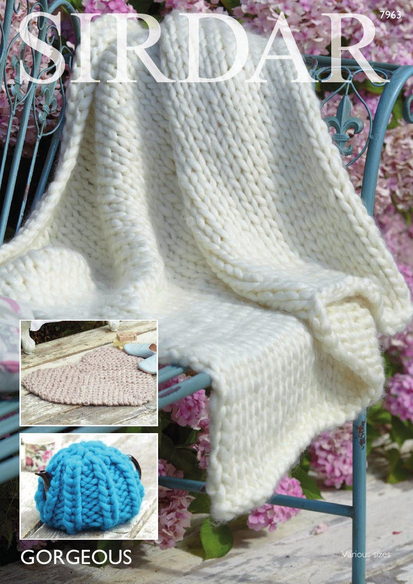 Sirdar 7963 Home Accessories in Gorgeous pattern cover