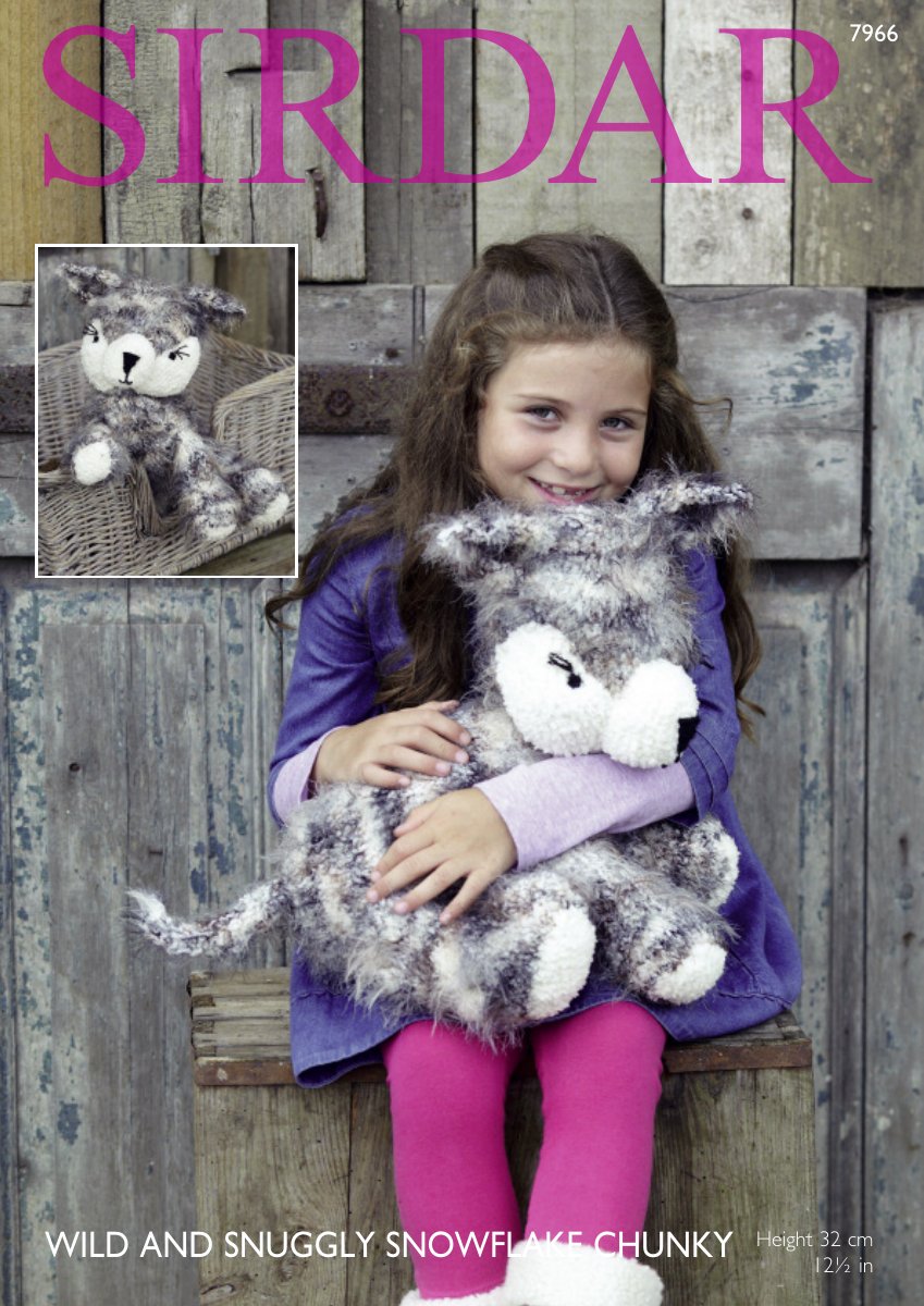 Sirdar 7966 Husky Dog in Wild pattern cover