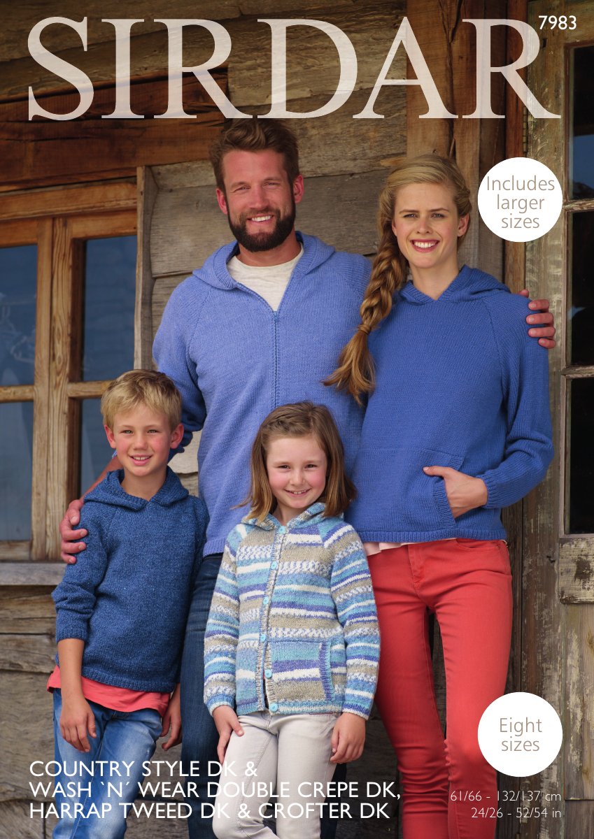 Sirdar 7983 Sweaters & Jackets in Country Style DK pattern cover