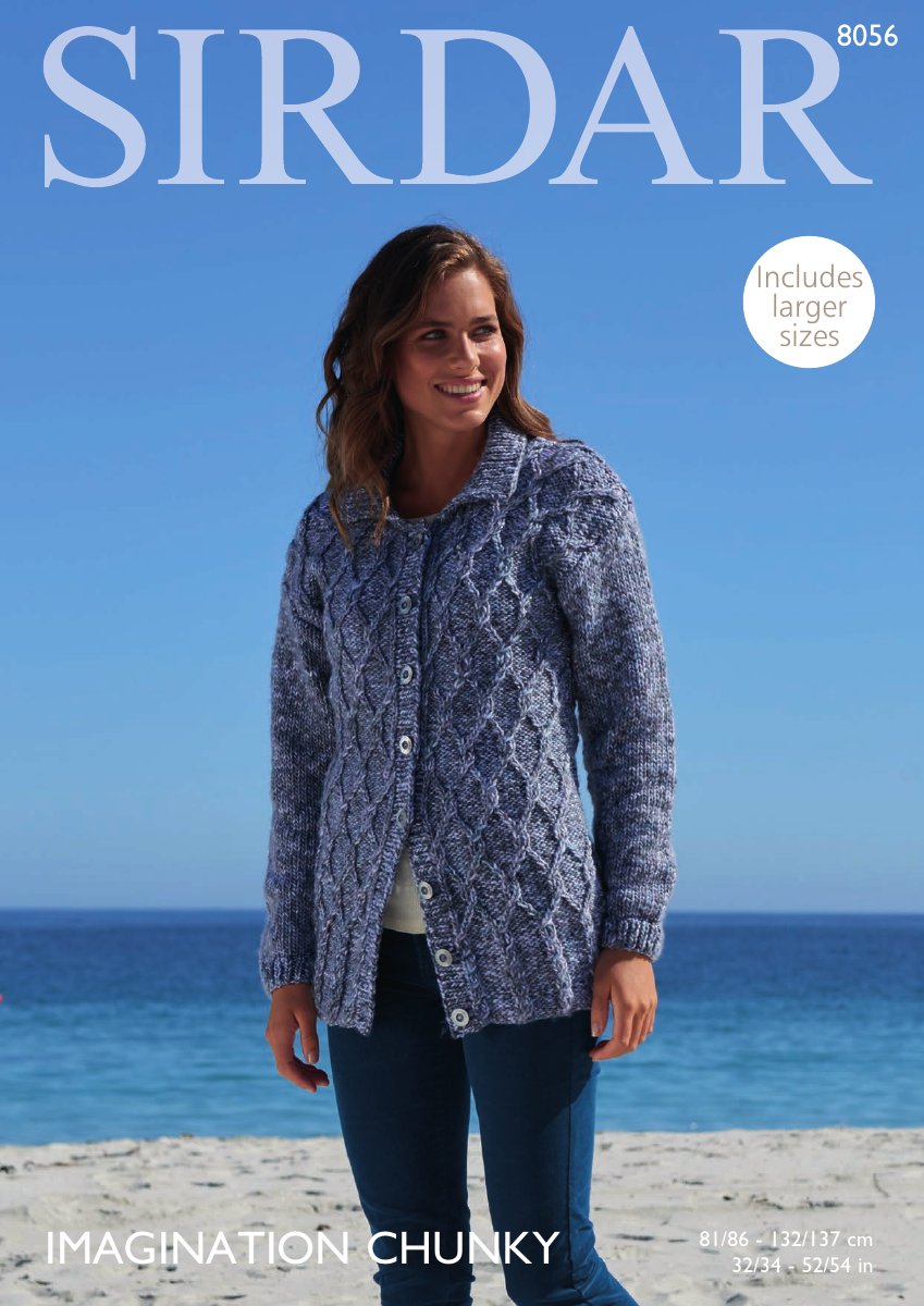 Sirdar 8056 Cardigans in Imagination Chunky pattern cover