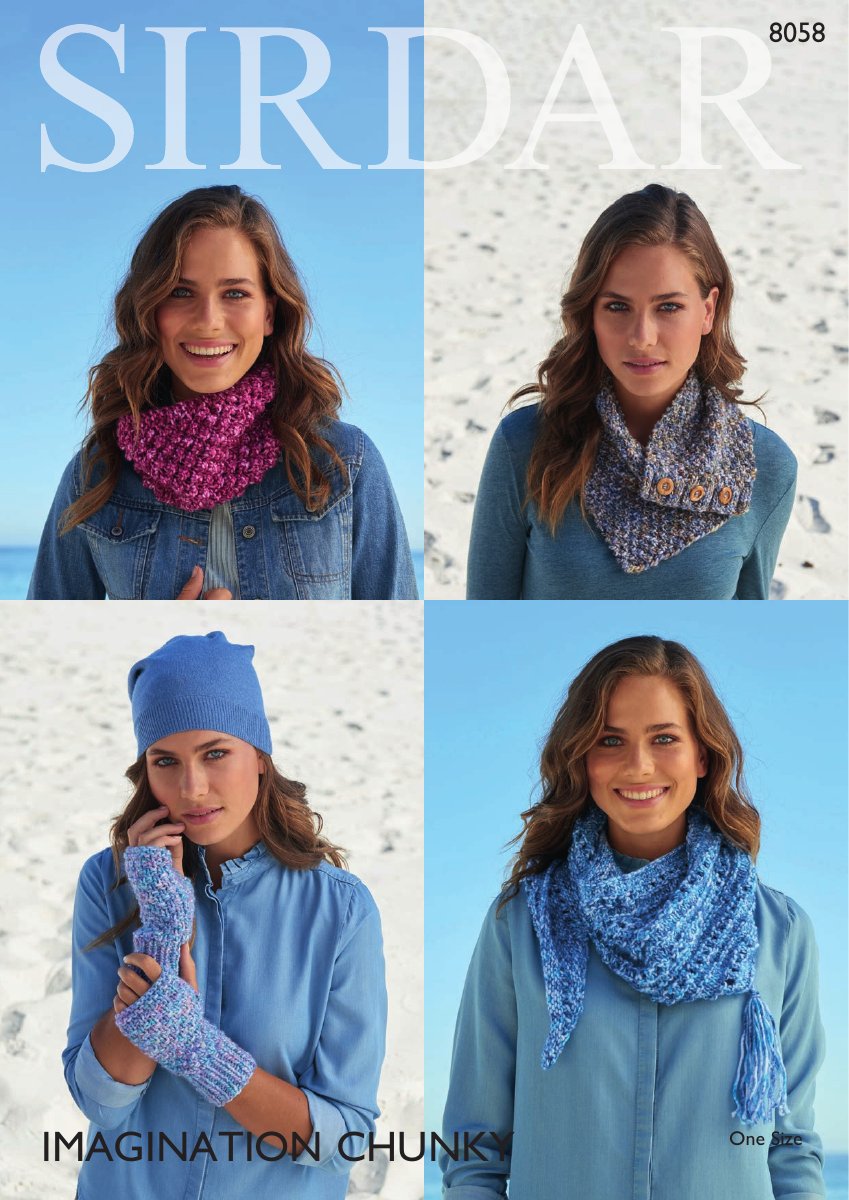 Sirdar 8058 Accessories in Imagination Chunky pattern cover