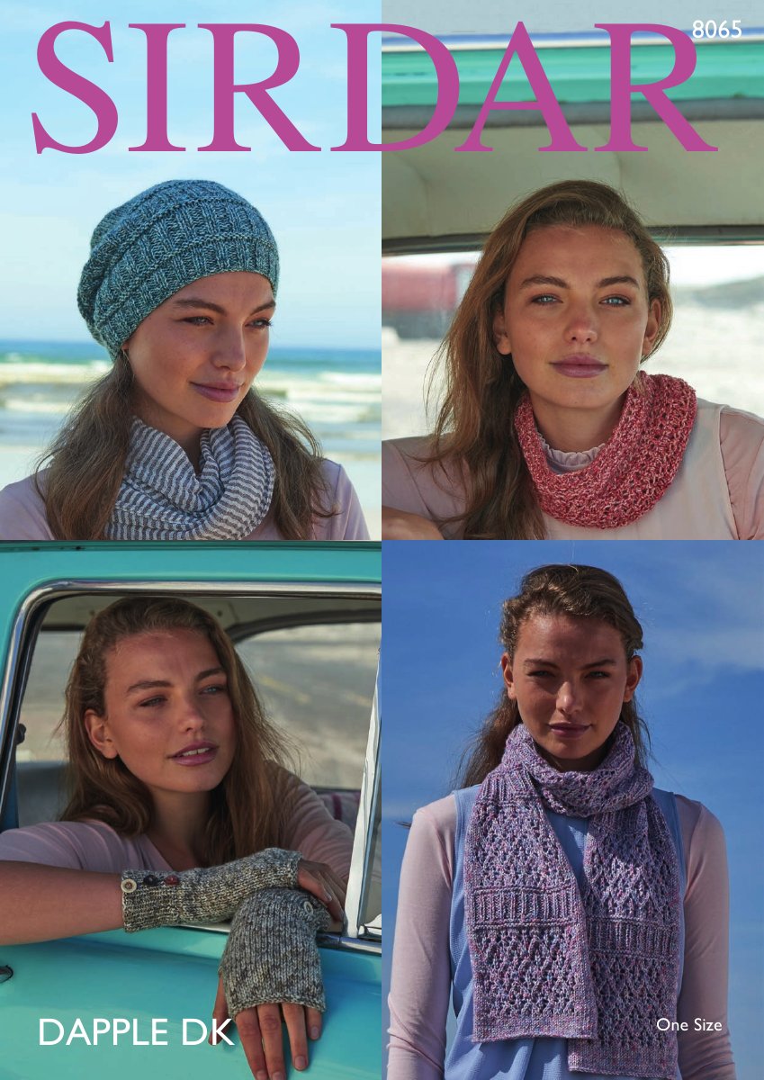 Sirdar 8065 Accessories in Dapple DK pattern cover