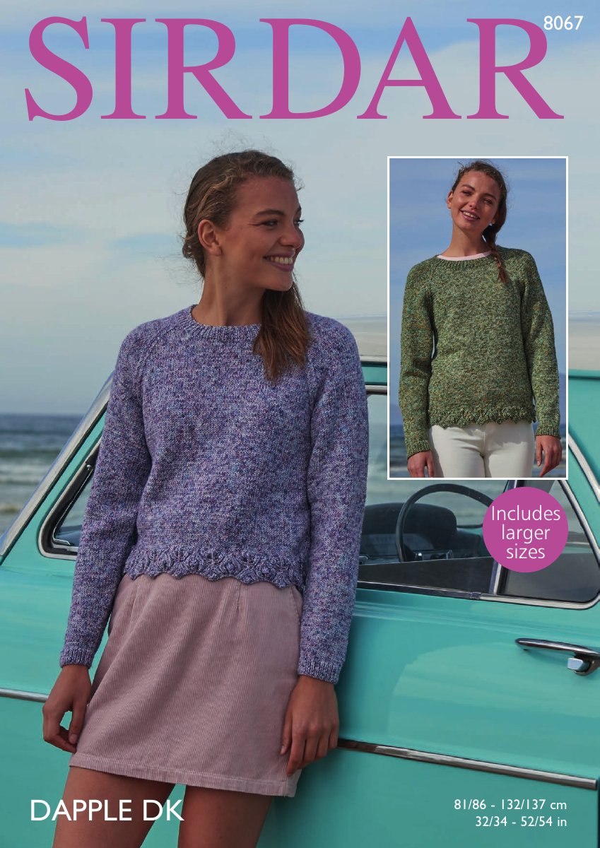 Sirdar 8067 Sweaters in Dapple DK pattern cover