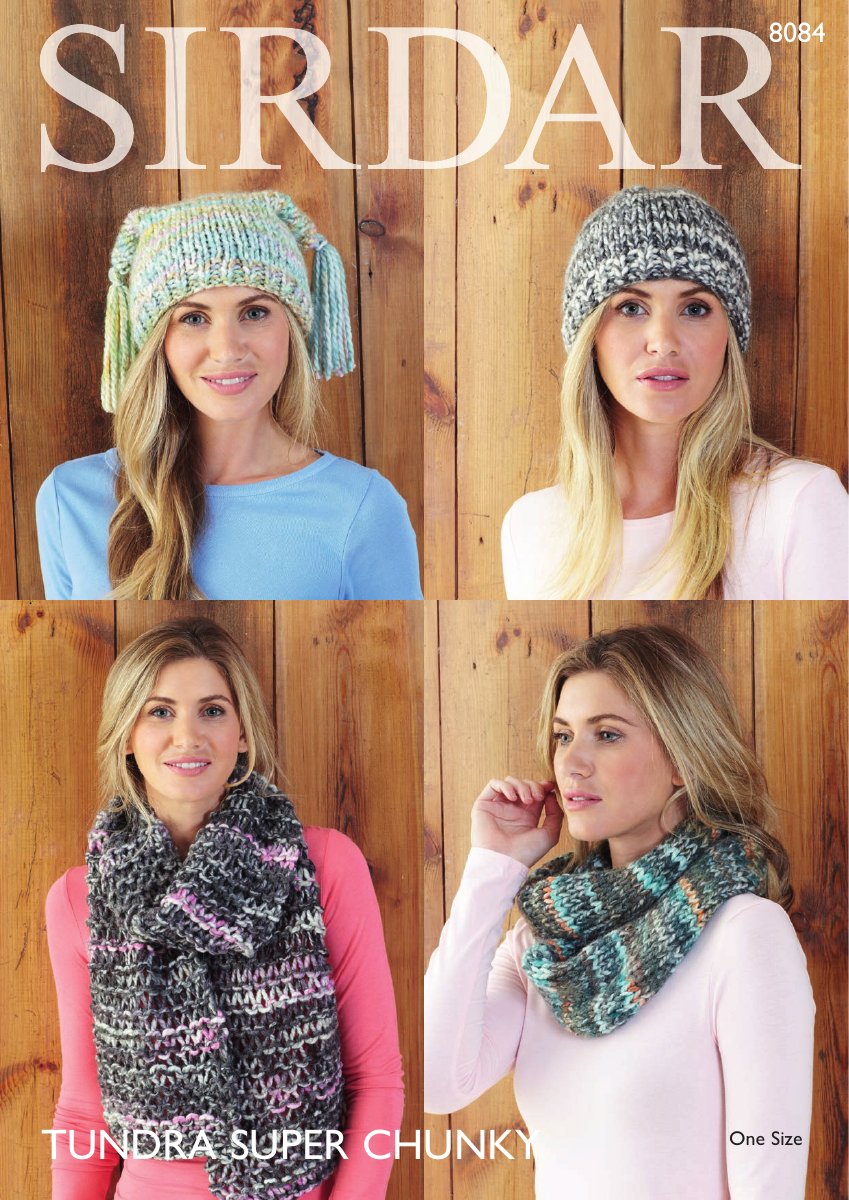 Sirdar 8084 Snood in Tundra Super Chunky pattern cover