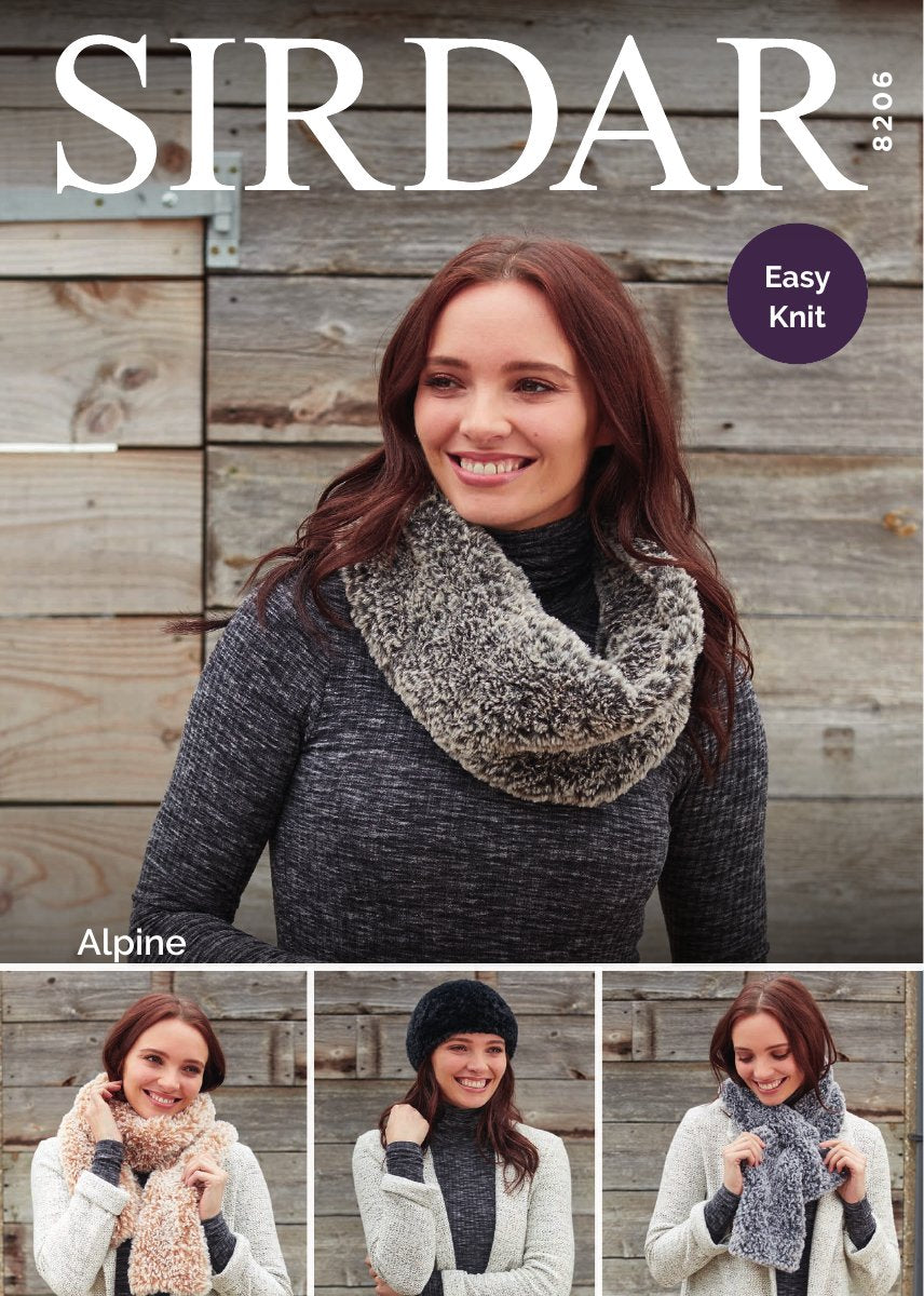 Sirdar 8206 Lady's Accessories in Alpine pattern cover