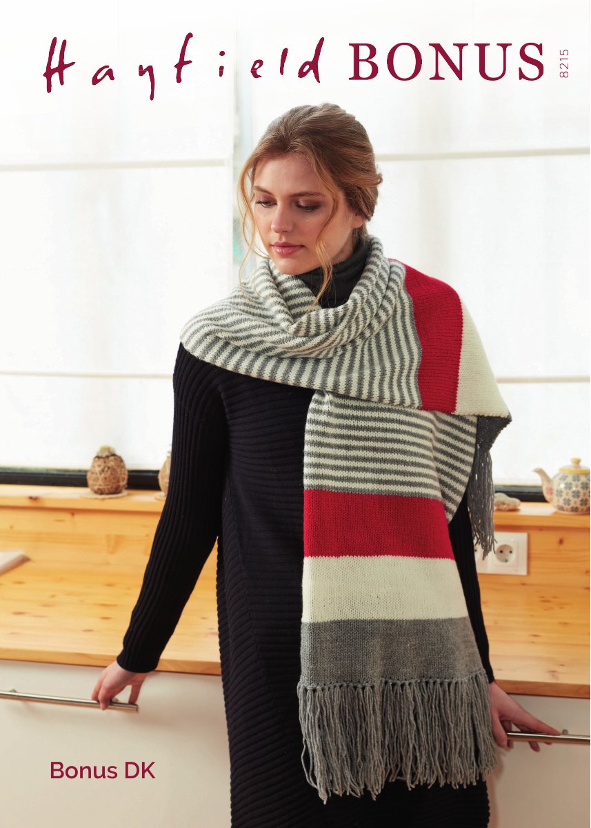 Hayfield 8215 Wrap in Bonus DK pattern cover