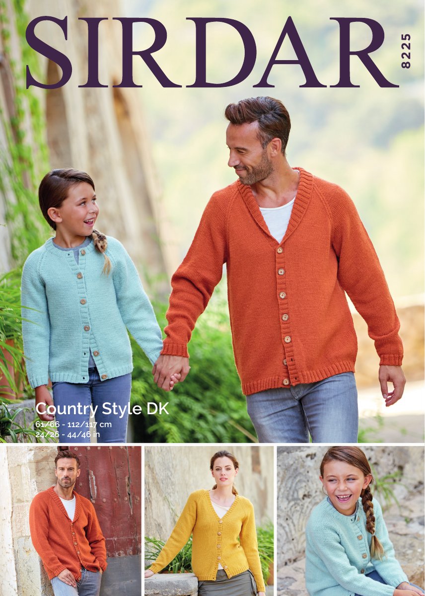 Sirdar 8225 Women's Cardigan in Country Style DK pattern cover