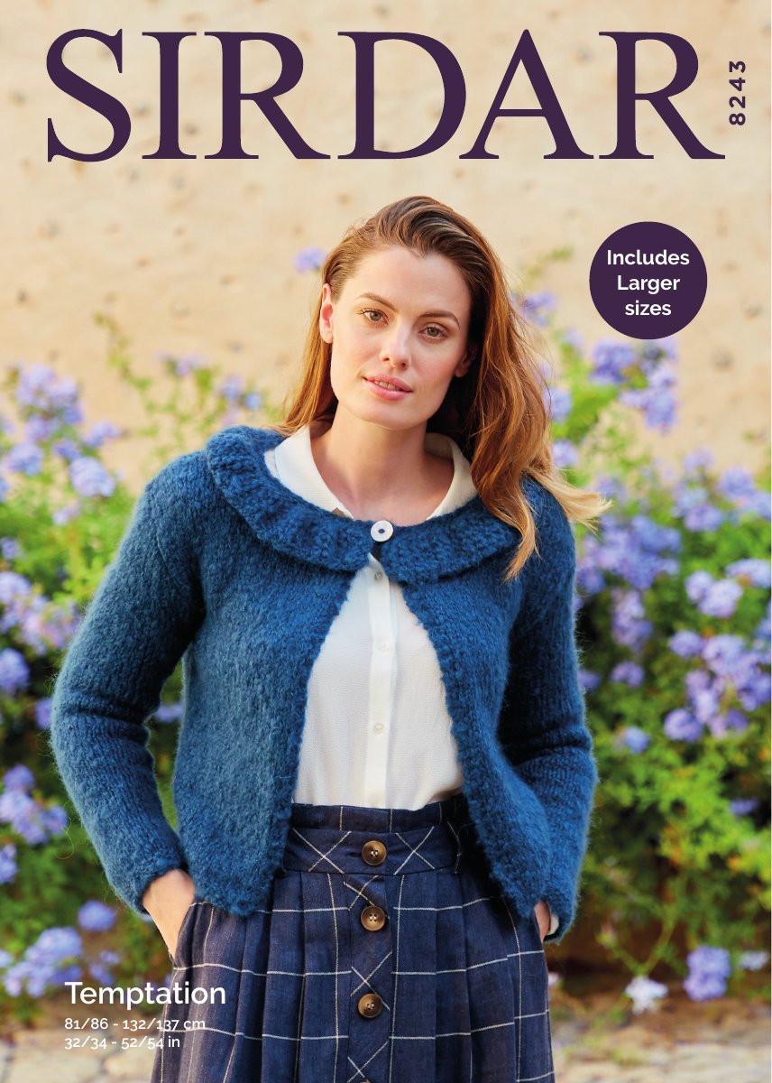 Sirdar 8243 Woman's Cardigan in Temptation pattern cover