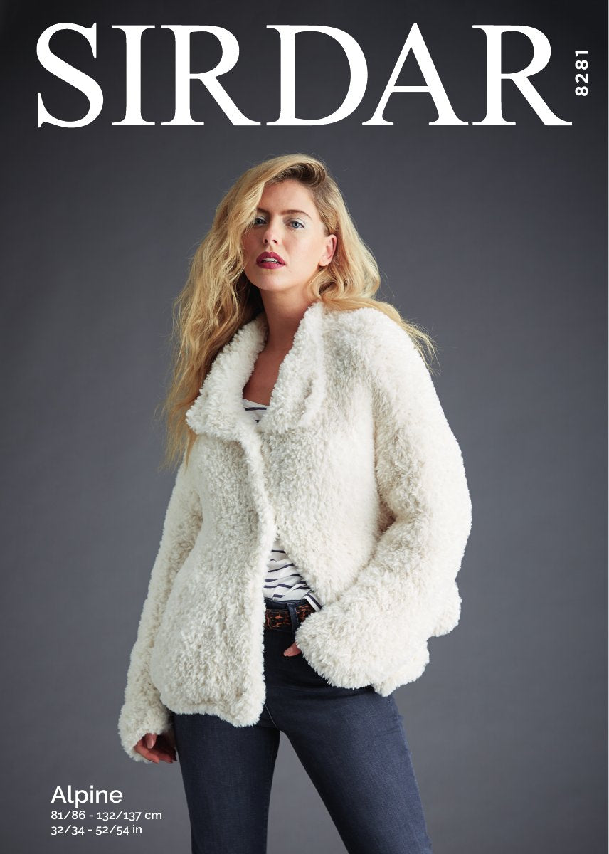 Sirdar 8281 Women's Jacket in Alpine pattern cover