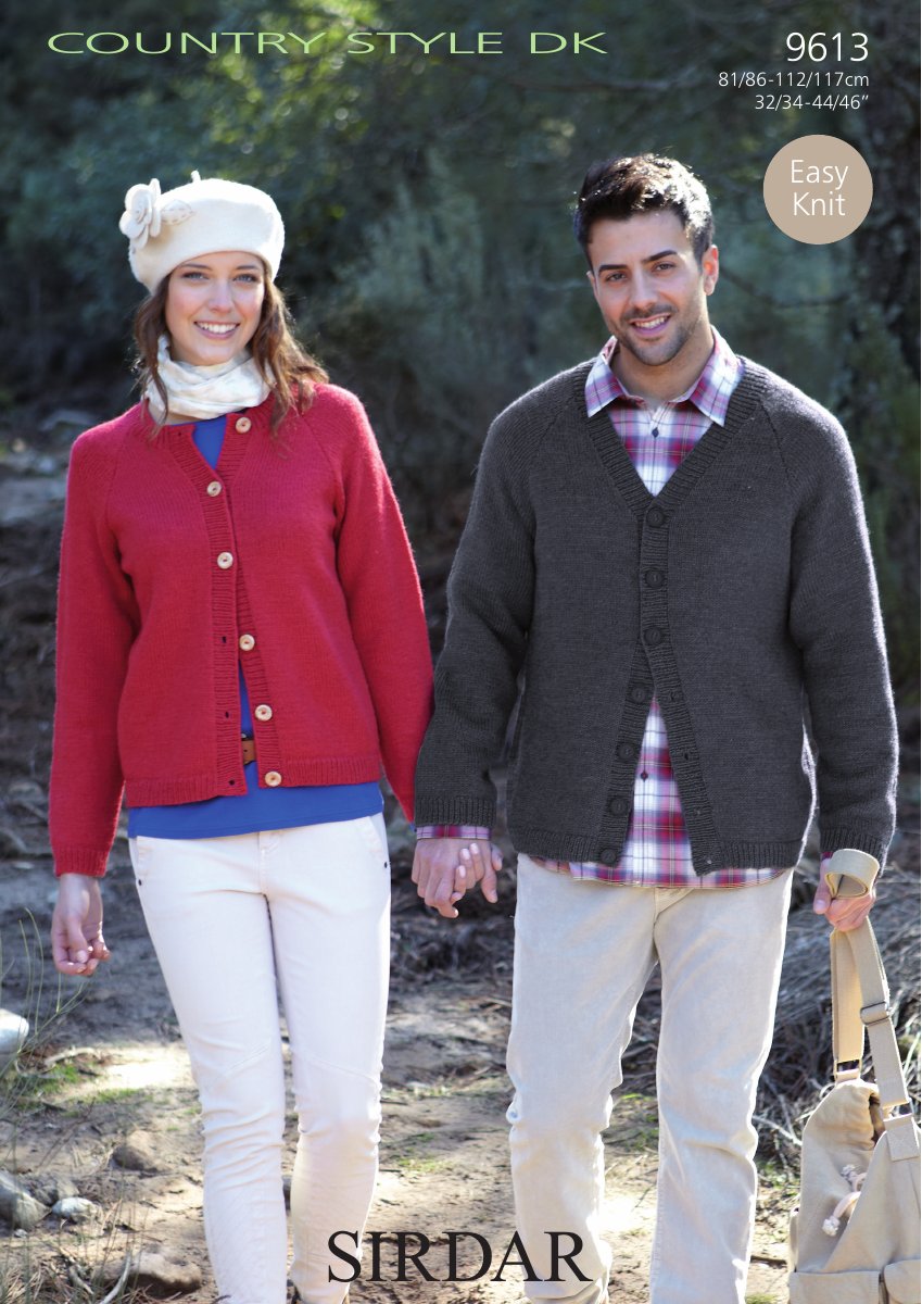 Sirdar 9613 Women's Cardigan in Country Style DK pattern cover