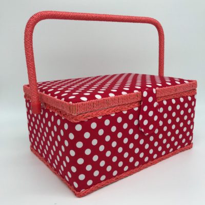 Red dots sewing box 6 - Franklins Group