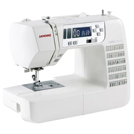 janome 360dc side