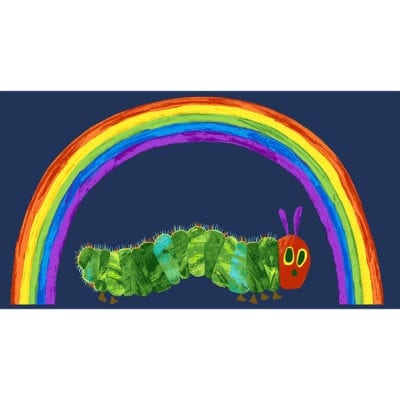 The very hungry caterpillar - panel blue