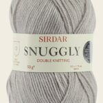 Ball of Sirdar Snuggly DK yarn in lullaby