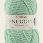 Ball of Sirdar Snuggly DK yarn in meadow colour