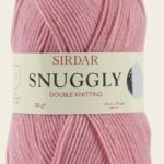 Ball of Sirdar Snuggly DK yarn in piglet colour
