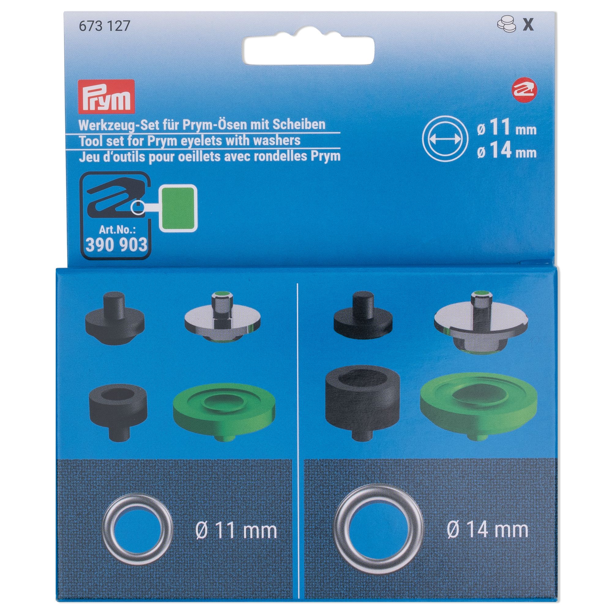 Prym Tool set for Prym eyelets with washers