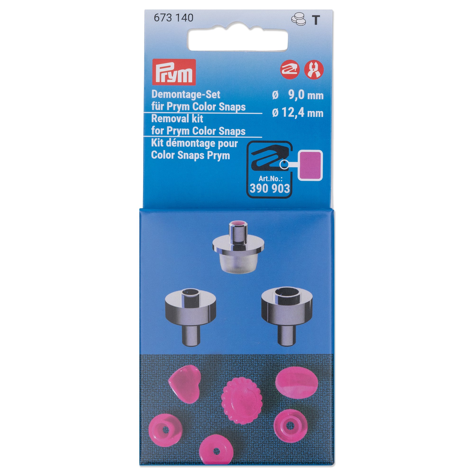 Prym Removal kit for Prym Colour Snaps, 9 and 12.4 mm