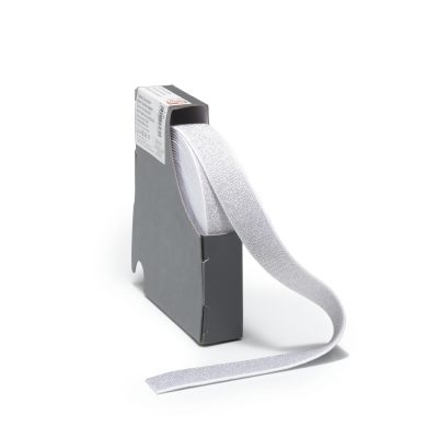 Prym Colour Elastic, 25mm white/silver