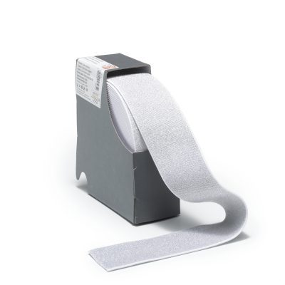 Prym Colour Elastic, 50mm white/silver
