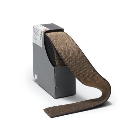 Prym Colour Elastic, 50mm black/gold