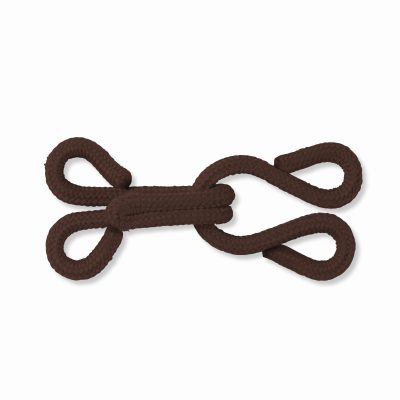 Prym Fur hooks and eyes, brown