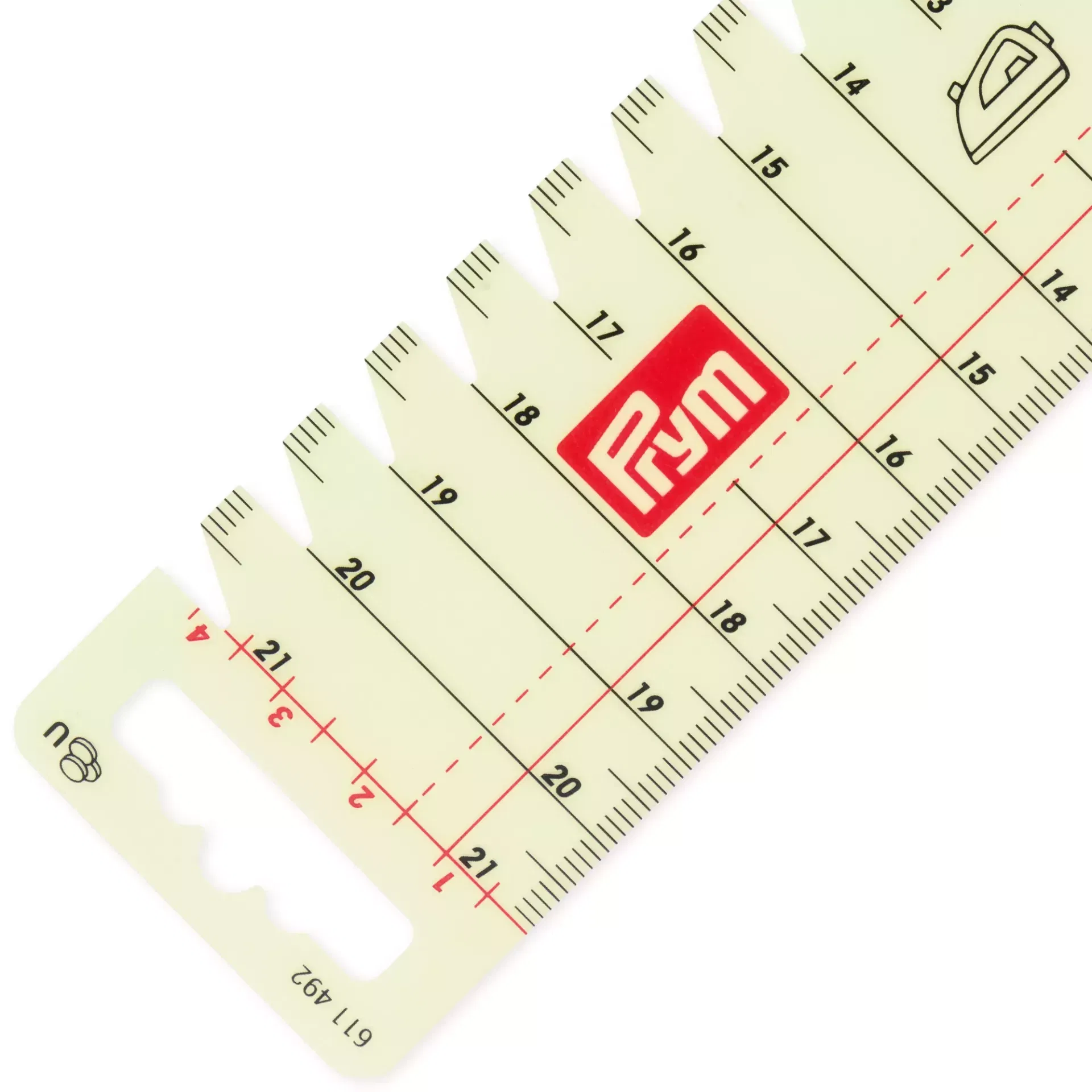 Prym Ironing hand gauge, transparent - Image 2