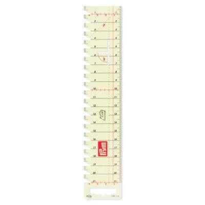 Prym Ironing hand gauge, transparent