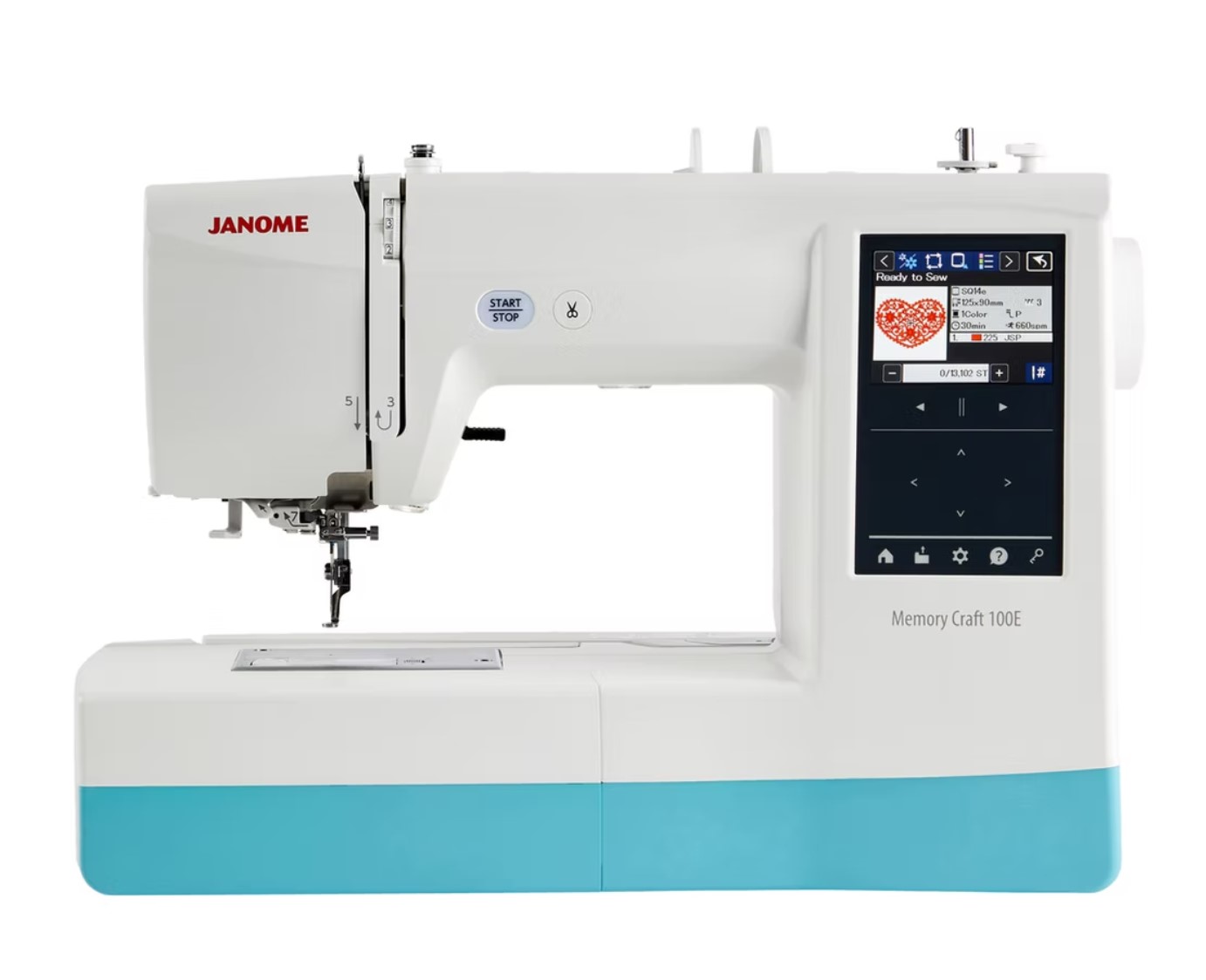 Janome MC100e Embroidery Machine - Image 3