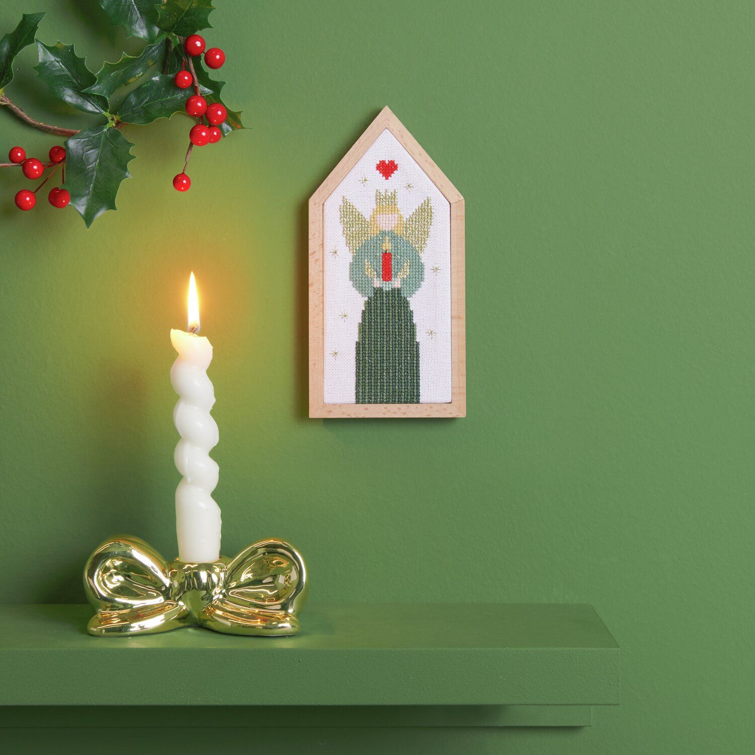 Rico Embroidery kit Angel with candle - Image 5