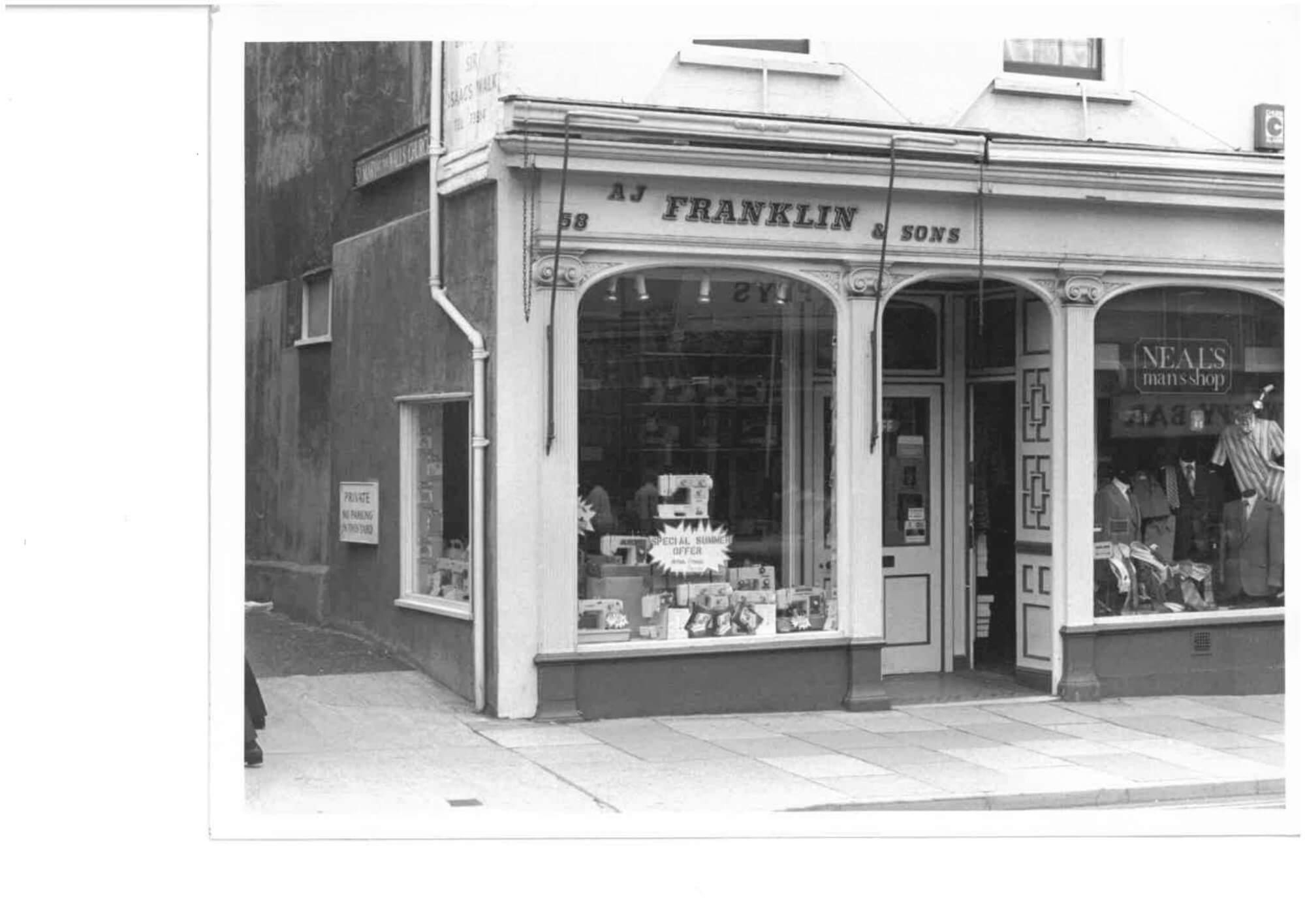 Franklin's Ipswich store