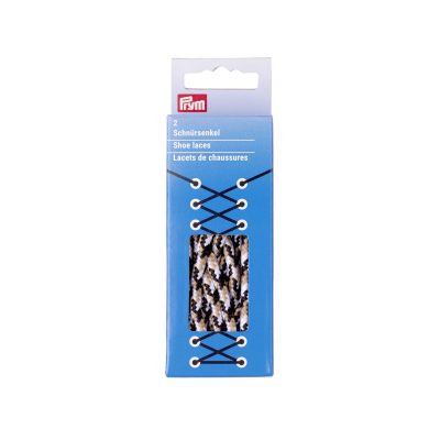 Prym Round laces Outdoor - black/white/beige
