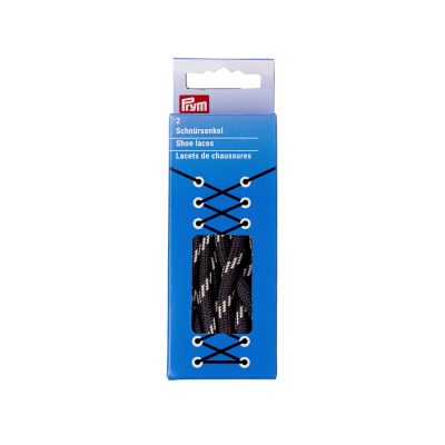 Prym Round laces Outdoor - black/beige