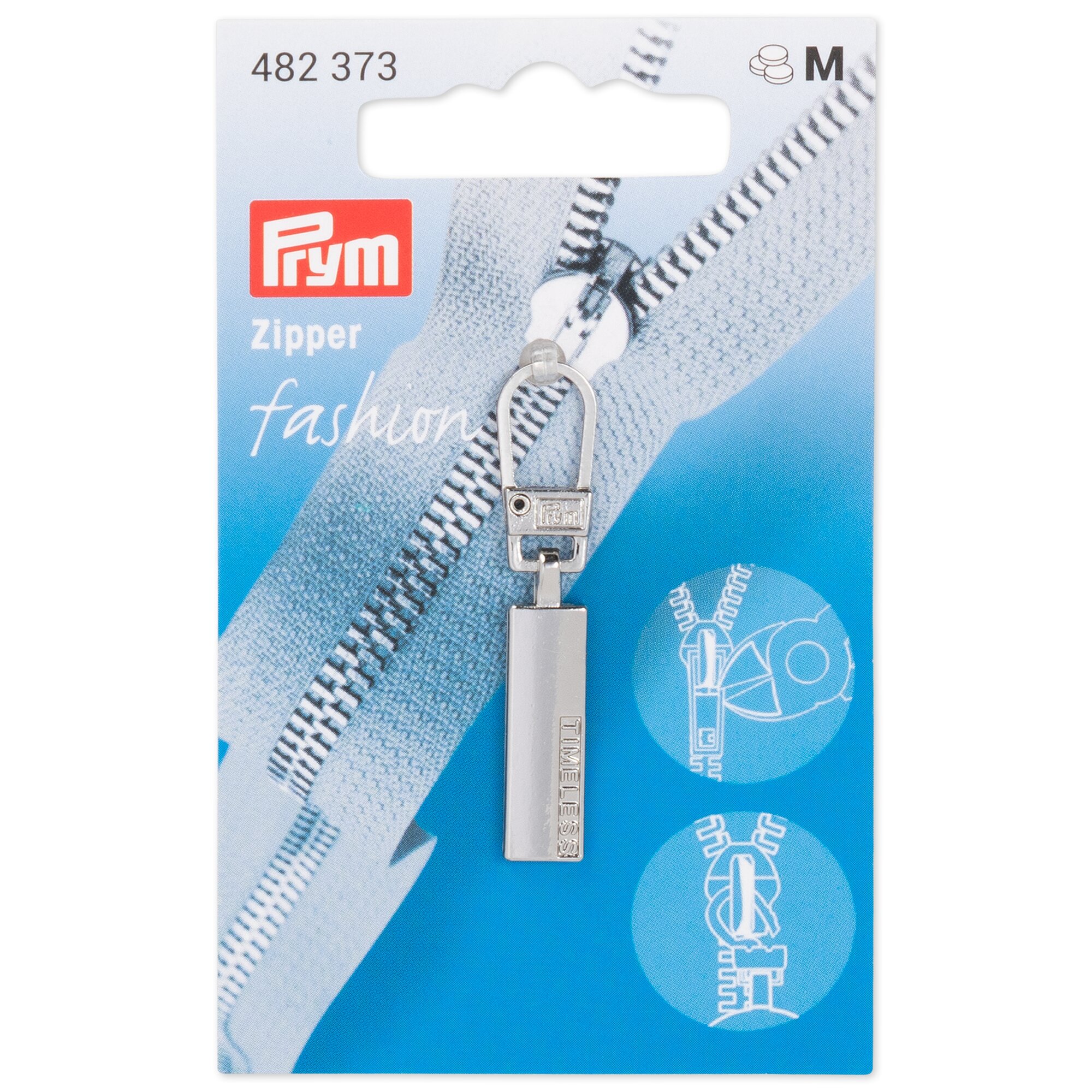 Prym Zip puller classic TIMELESS, silver-coloured - Image 2