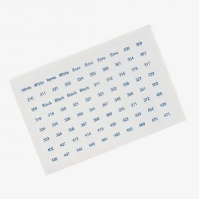 DMC Number Stickers