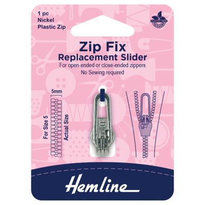 Hemline Zip Fix for Plastic zips