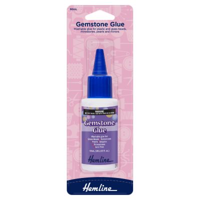 Hemline Gemstone Glue: 60ml